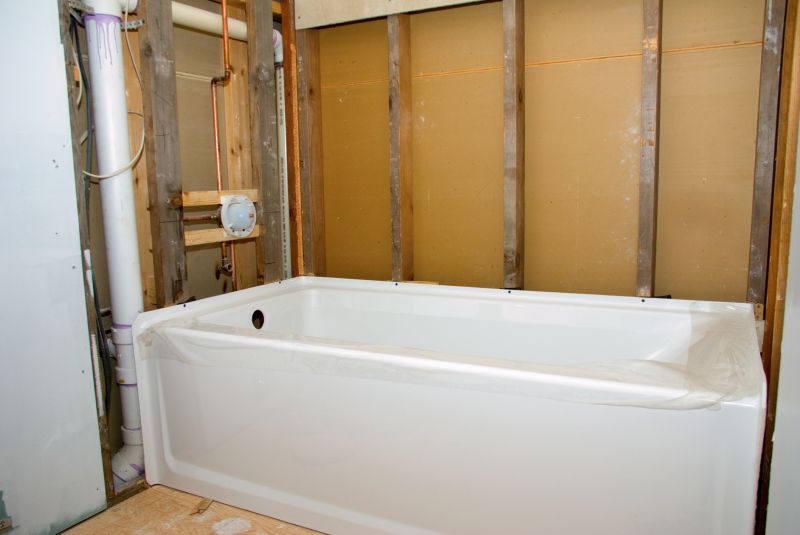Contractor Preparing Bathroom